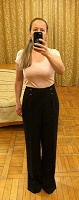 Отдается в дар Брюки-трубы, Новые, шерсть, 42-44