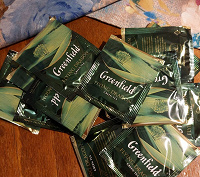 Отдается в дар 15 пакетиков зелёного чая