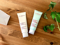 Отдается в дар Крем и скраб для умывания Clarins