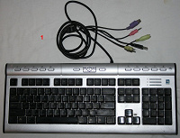 Клавиатуры мультимедийные с разъемом PS/2