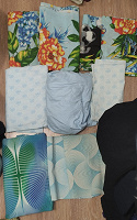 Отдается в дар Три разнонаборных комплекта постельного белья в голубых оттенках