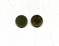 Отдается в дар В коллекцию — 1 динар 1965 и 1980 Югославия