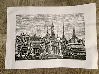 Отдается в дар Плакат Бангкок дворец