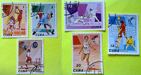 Отдается в дар Марки Куба, спорт, 1978