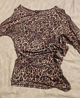 Отдается в дар Леопардовая блуза стрейч