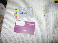 Отдается в дар карточки Sodexo (SodexHo)