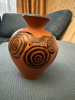 Отдается в дар Глиняная ваза в этническом стиле