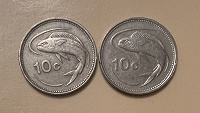 Отдается в дар Две монетки Мальты