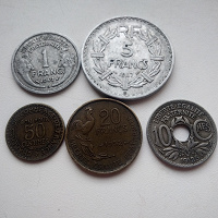 Отдается в дар Монеты Франции