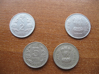 Отдается в дар Индийские монеты