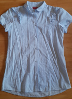 Отдается в дар Школьная блуза с коротким рукавом — 42, рост 164