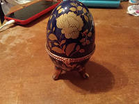 Отдается в дар Сувенирной яйцо шкатулка, в коллекцию