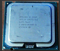 Отдается в дар Процессор Intel Core 2 Duo E4500 2,2Ghz