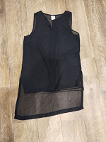 Отдается в дар Чёрная прозрачная блузка размер М. «Vero Moda»
