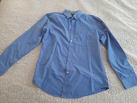 Отдается в дар Рубашка мужская размер S синяя