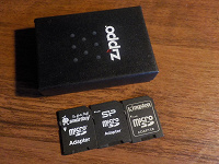 Отдается в дар Переходники для microSD и коробочка