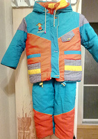 Отдается в дар Детский утепленный комплект: куртка и комбинезон