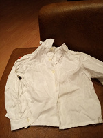 Отдается в дар Белая нарядная блуза на девочку 4 г