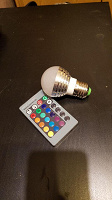 Отдается в дар RGB-Лампочка, игрушка петух, большая мягкая кнопка энтер