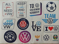 Отдается в дар Наклейки Volkswagen