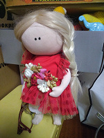 Отдается в дар Кукла мягкая шитая коллекционная в коллекцию 30 см