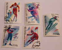 Отдается в дар Олимпийская серия марок