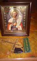 Отдается в дар Икона и деревянный крест
