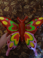 Отдается в дар Игрушка надувная- бабочка.