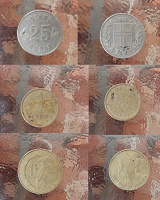 Отдается в дар Монеты: Исландия, Португалия, Намибия