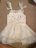 Отдается в дар Платье белое «снежинка»