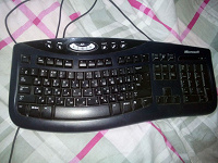 Отдается в дар Клавиатура Microsoft Comfort Curve Keyboard 2000 Black USB (черный) I