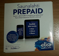 Отдается в дар Финская SIM-карта Elisa Saunalahti (в коллекцию)