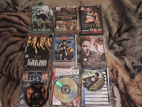 Отдается в дар DVD-диски с разными фильмами и сериалами