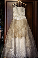 Отдается в дар Свадебное платье супер 46-48 для лета