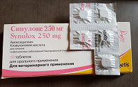 Отдается в дар Синулокс 250 мг