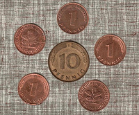 Отдается в дар Монеты доевровой Германии (ФРГ)