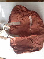 Отдается в дар Новая сумка дорожная складная (в мешочке) коричневая для тех кто много путешествует