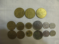 Отдается в дар Монеты Украины из обихода