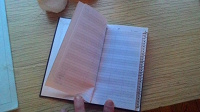 Отдается в дар Записная книжка