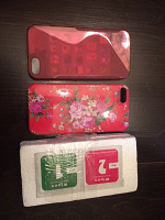 Отдается в дар Чехлы и стекло Iphone5s, тел. HTC mini one