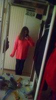 Отдается в дар Кислотно-розовый свитер XL