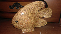 Отдается в дар Деревянная рыба-статуэтка