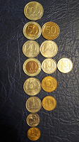 Отдается в дар Набор монеток 1991-93г.