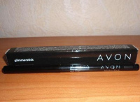 Отдается в дар Выкручивающийся карандаш для глаз Avon Glimmerstick «Очи черные» новый