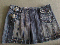 Отдается в дар короткая джинсовая юбка