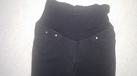 Отдается в дар Черные джинсы (брюки)для беременной.