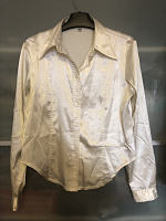 Отдается в дар Атласная блузка для офиса р.46-48