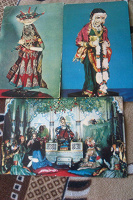 Отдается в дар открытки с индийскими куклами