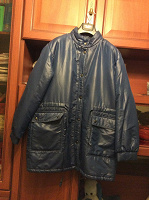 Отдается в дар Куртка 52-54 болоньевая, синяя.