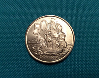 Отдается в дар Новая Зеландия 50 центов 1967